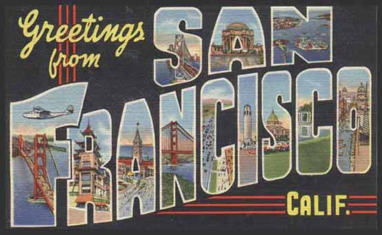 San Francisco postcard