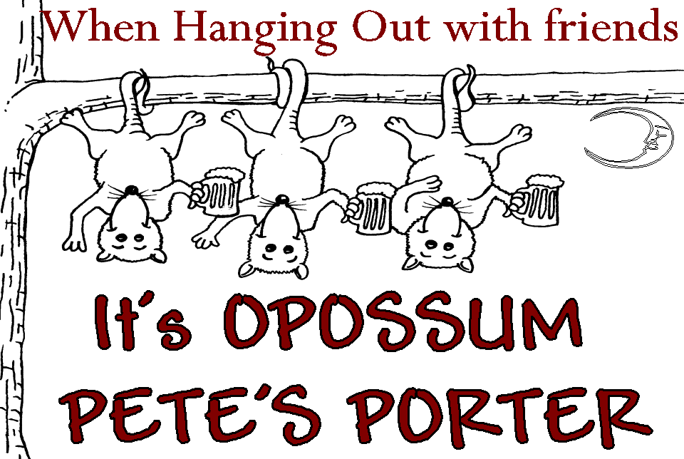 Opossum Pete's Porter Logo