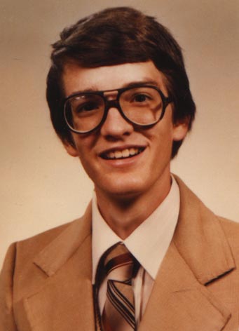 Randy's high school year book picture