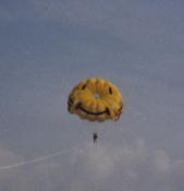 Picture of Smiley Face Parasail a Quarter mile up