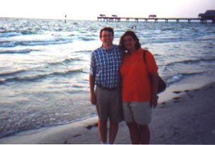 Bethany and Randy at Clearwater Beach.